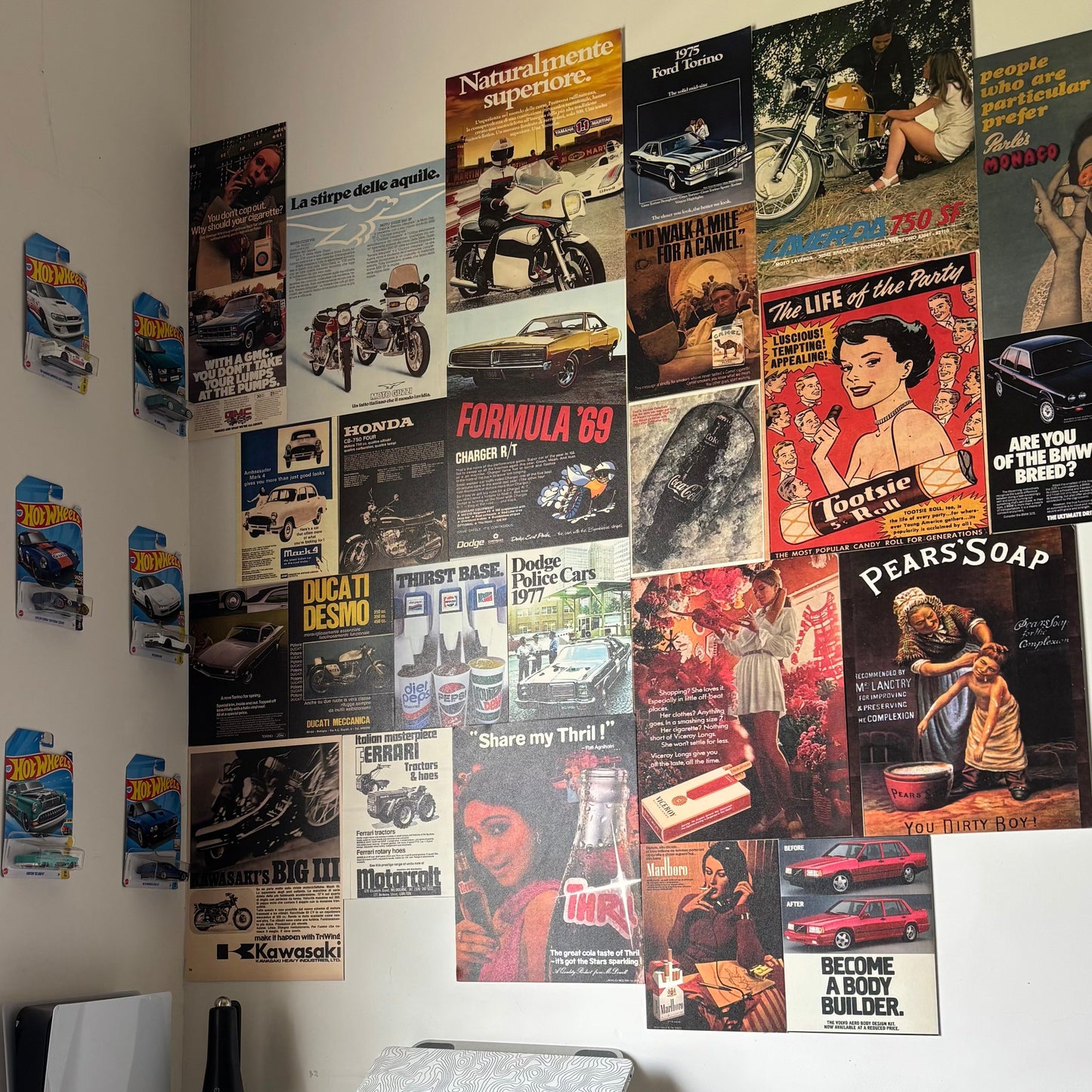 VINTAGE ADVERTISEMENTS - WALL COLLAGE POSTERS