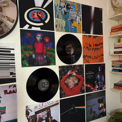 SET OF 3 - CUSTOM VINYL RECORDS - WALL DECOR
