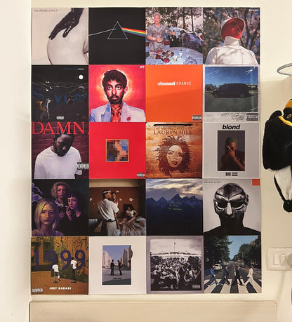 CUSTOM ALBUM COVER PRINTS - WALL COLLAGE POSTERS