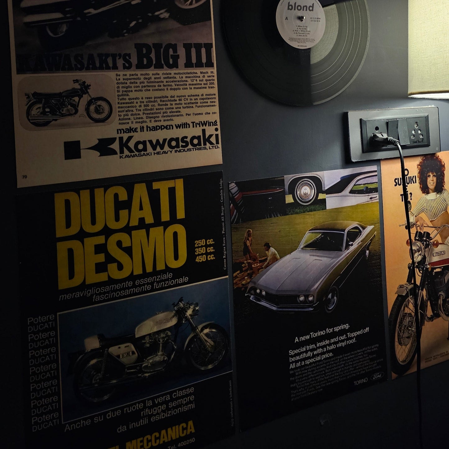 VINTAGE ADVERTISEMENTS - WALL COLLAGE POSTERS