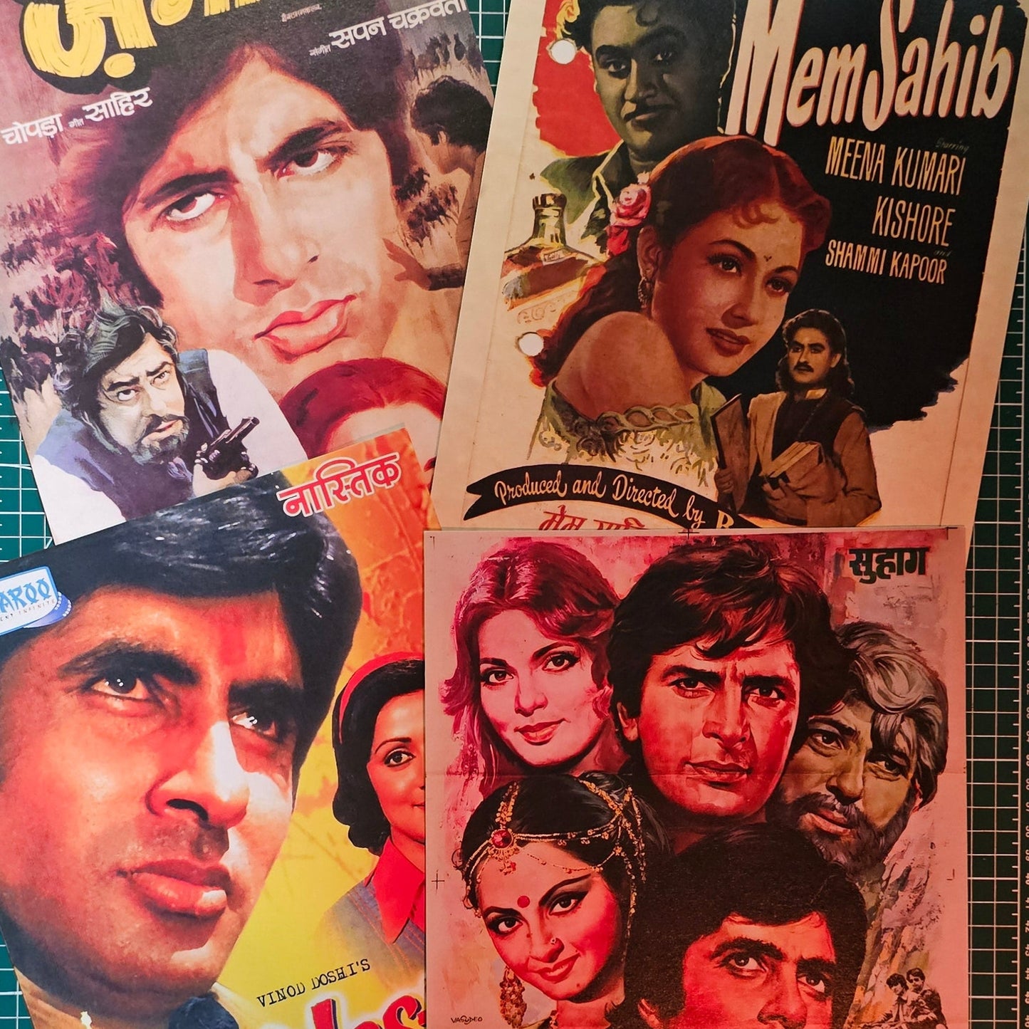 VINTAGE BOLLYWOOD - WALL COLLAGE POSTERS