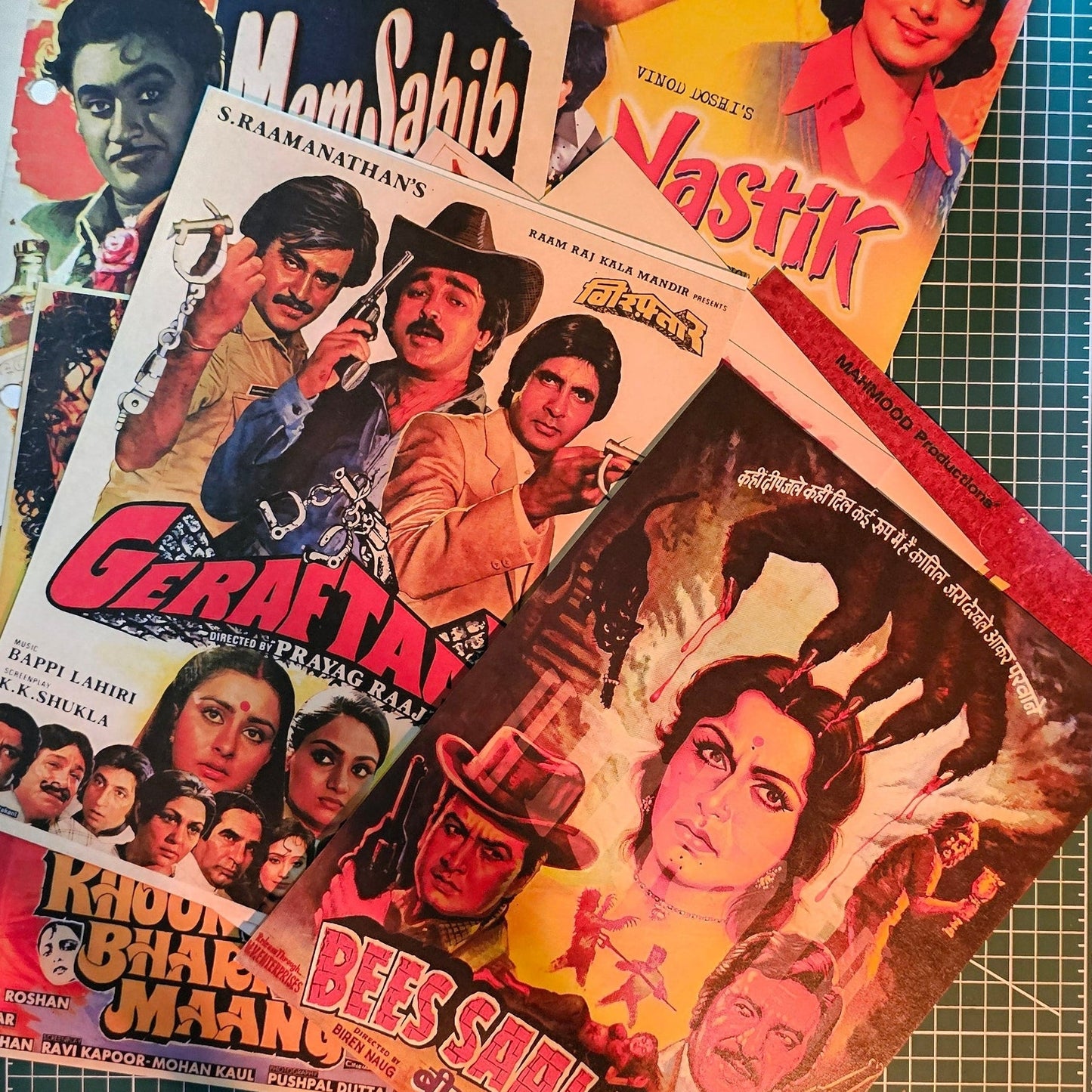 VINTAGE BOLLYWOOD - WALL COLLAGE POSTERS