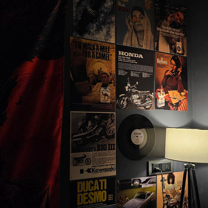 VINTAGE ADVERTISEMENTS - WALL COLLAGE POSTERS