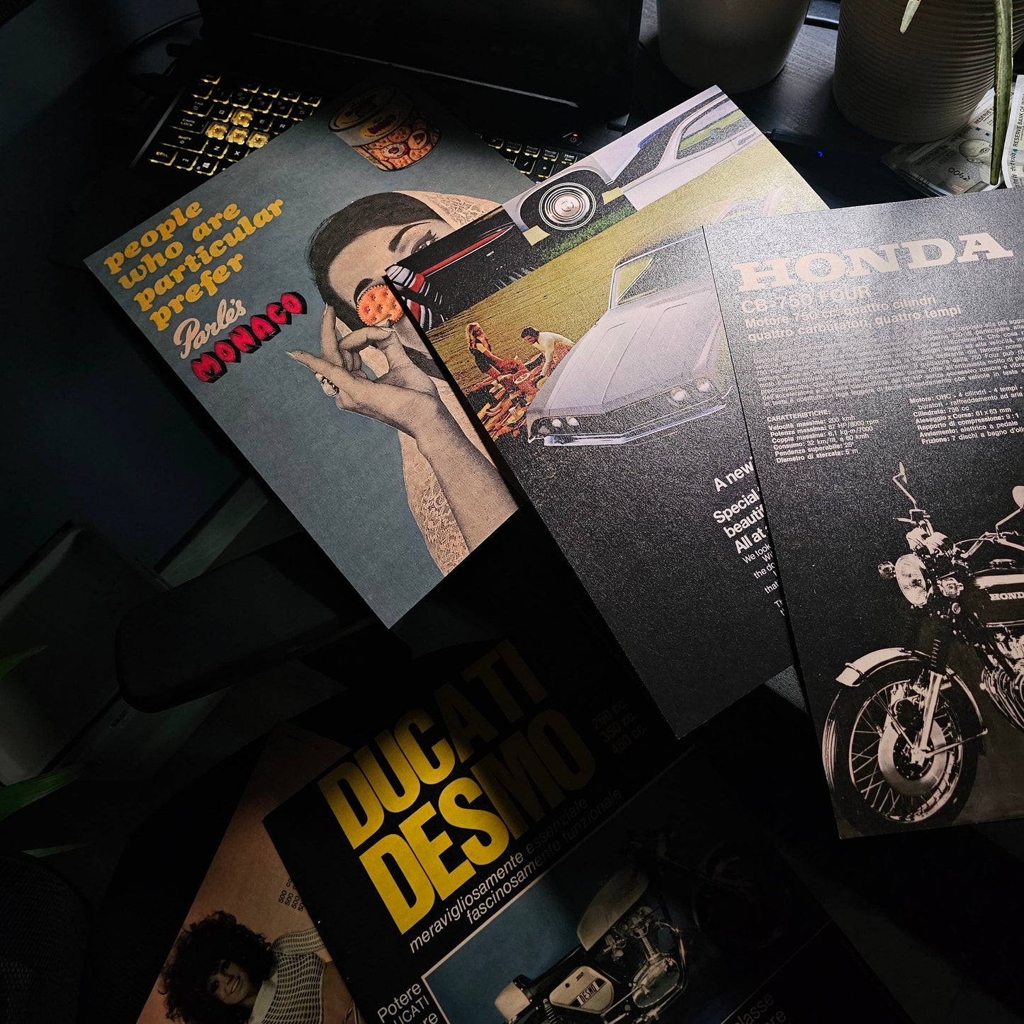 VINTAGE ADVERTISEMENTS - WALL COLLAGE POSTERS