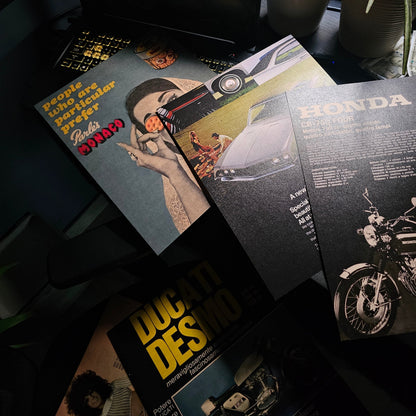 VINTAGE ADVERTISEMENTS - WALL COLLAGE POSTERS