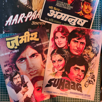 VINTAGE BOLLYWOOD - WALL COLLAGE POSTERS