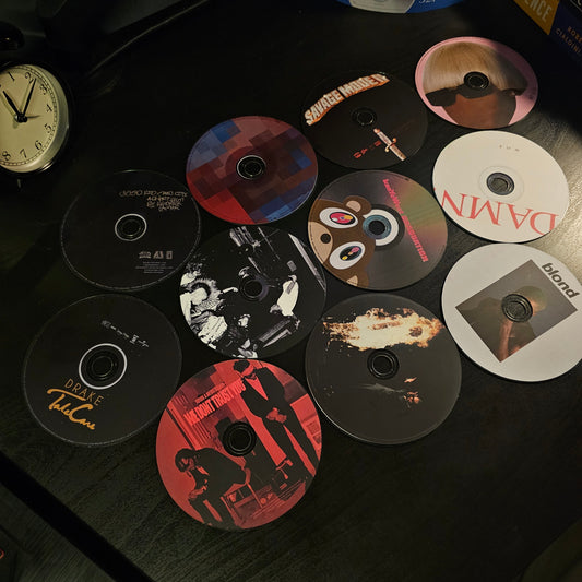 MUSIC CD DECOR SET - RAP